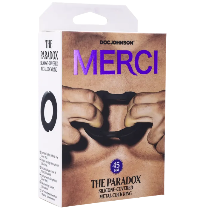 Merci The Paradox 45mm cockring metaal siliconen