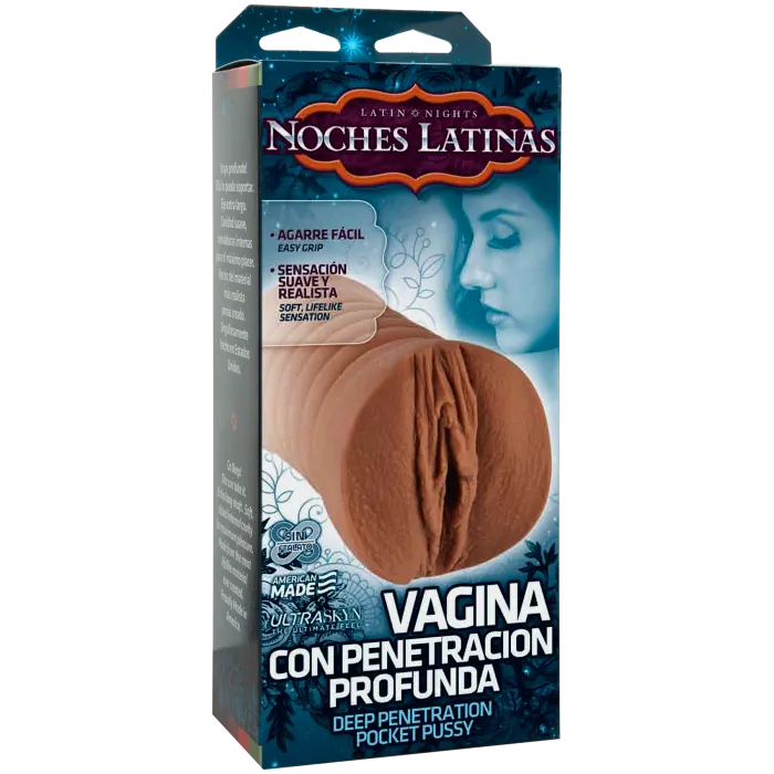 Noches Latinas ULTRASKYN vagina masturbator caramel diep