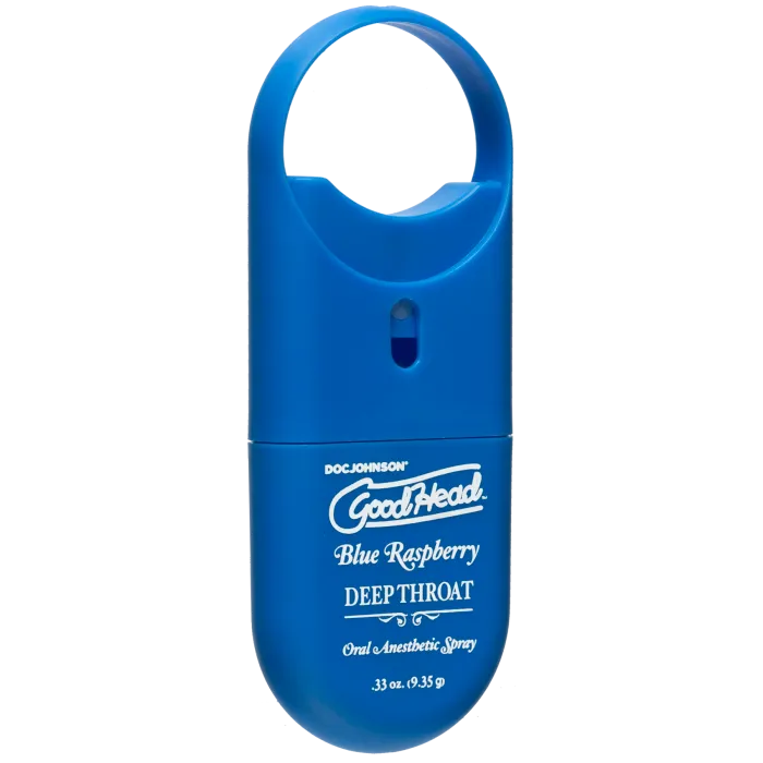The Classics GoodHead Deep Throat spray blue raspberry 9 ml