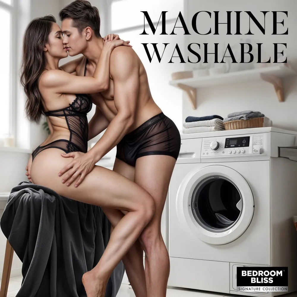 Bedroom Bliss Lover's waterproof deken zwart fluweelzacht