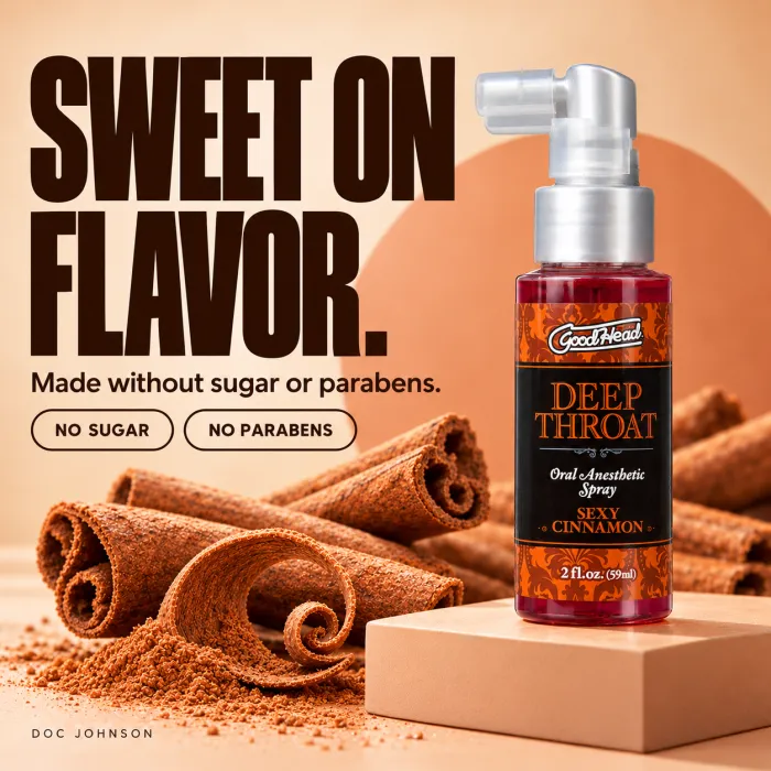 The Classics GoodHead Deep Throat spray kaneel 59 ml