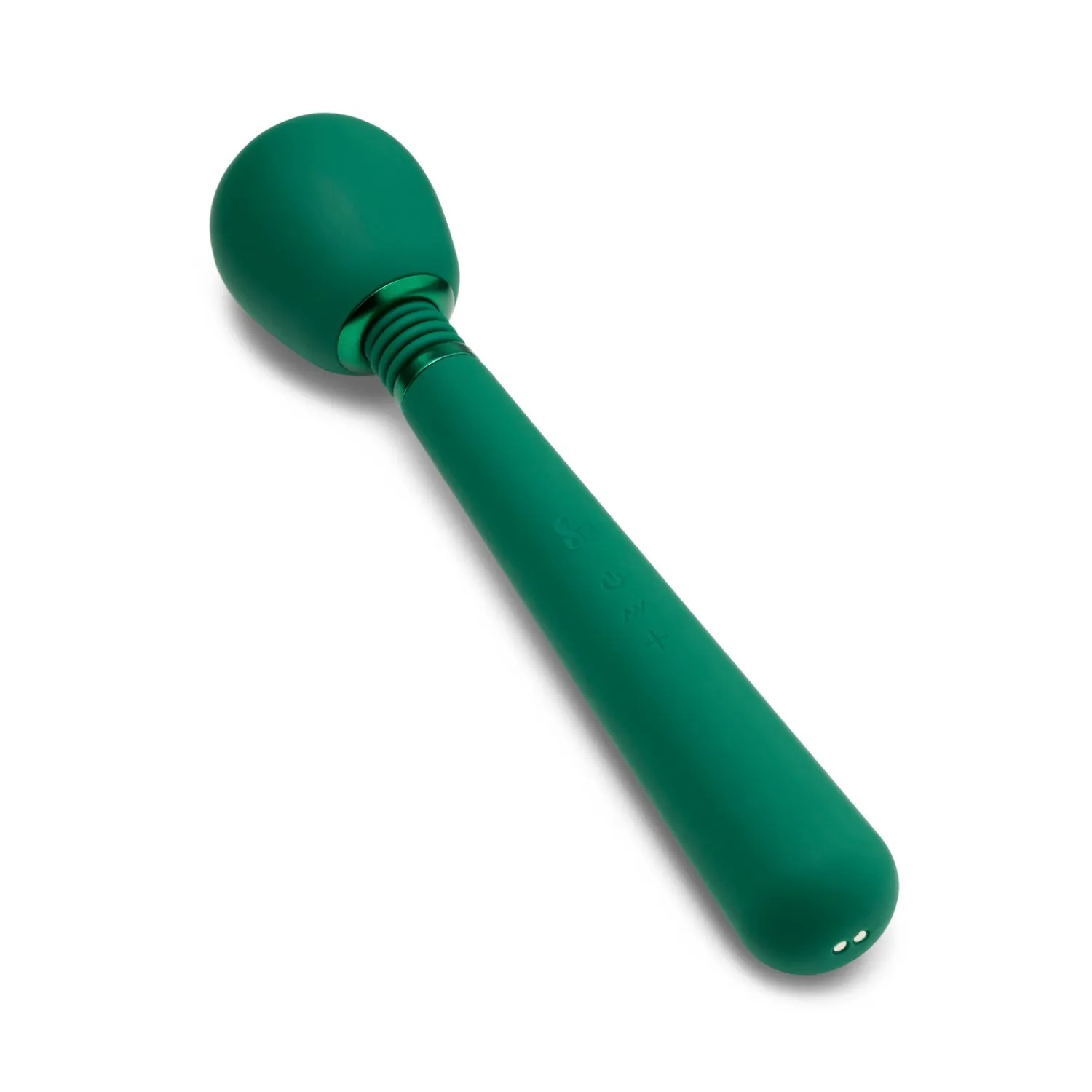 So Divine Wonder Wand Vibrator Groen Oplaadbaar Siliconen