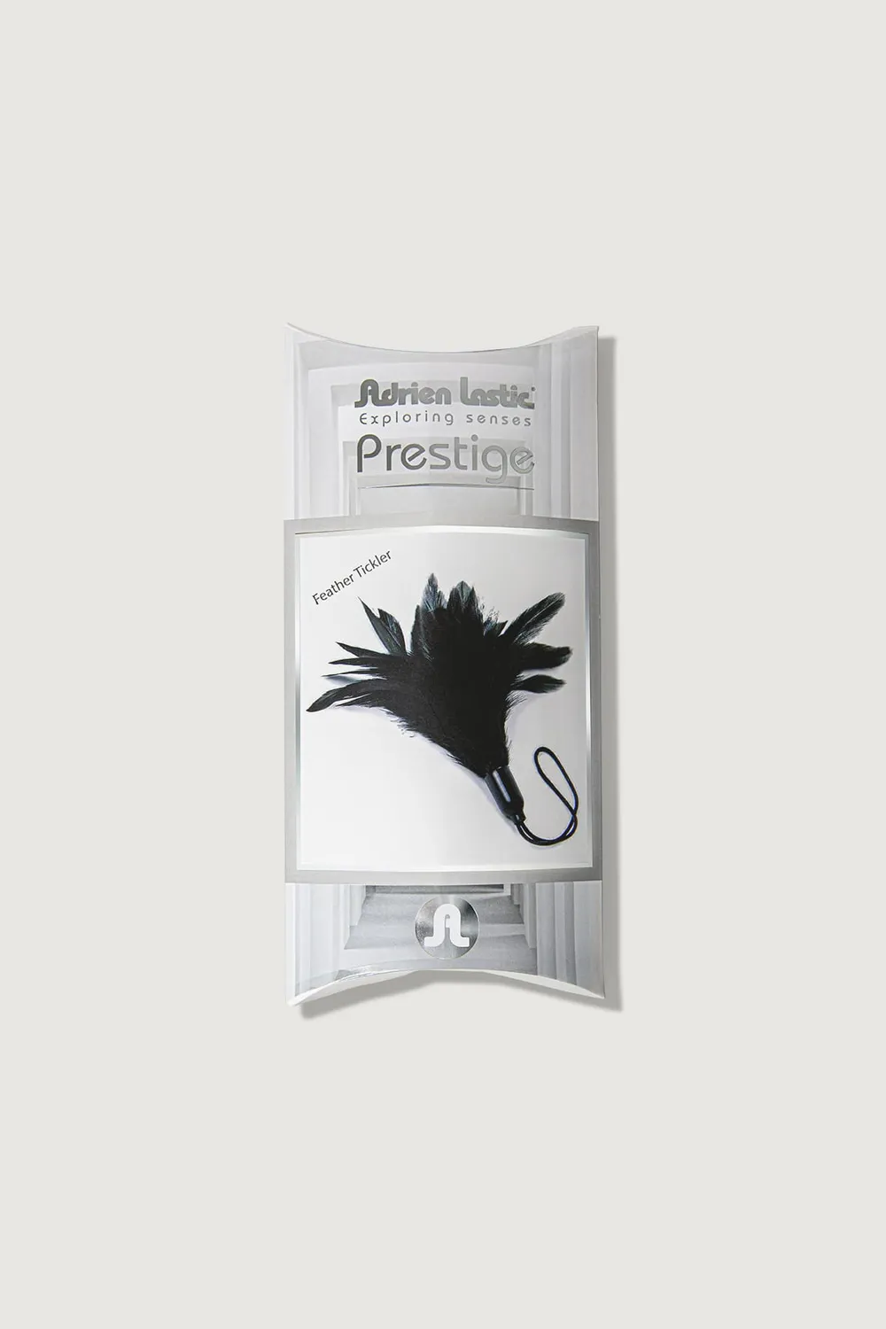 Adrien Lastic Prestige tickler veren zwart 15 cm