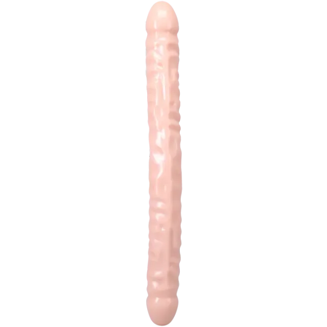The Classics Double Header Dong dubbele dildo 18 inch cream