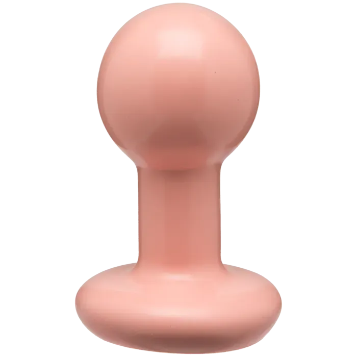 The Classics Round butt plug small crème PVC