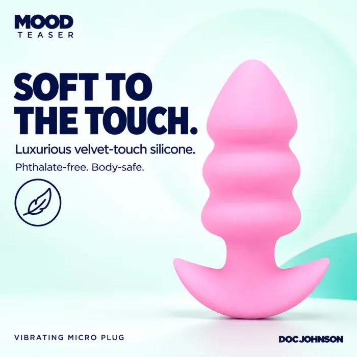 The Classics Mood Teaser vibrerende buttplug roze mini