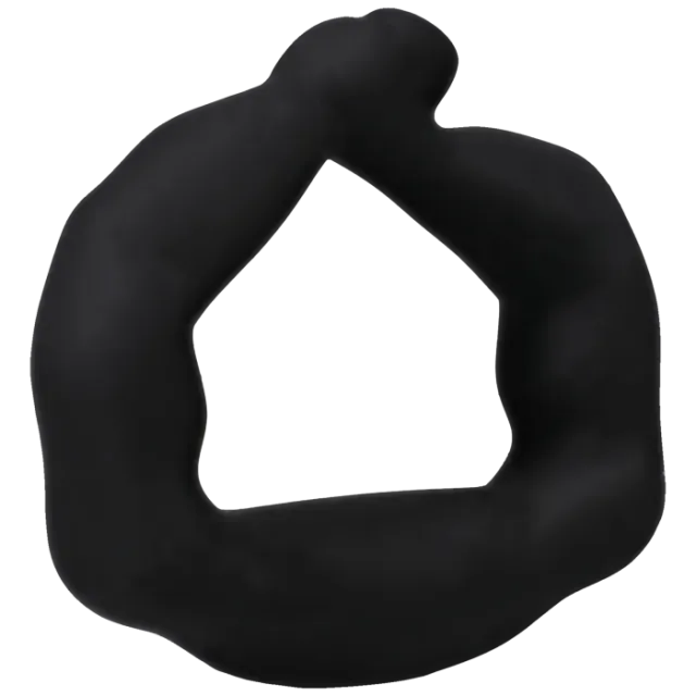 TitanMen Muscle Bound cockring 32mm zwart silicone