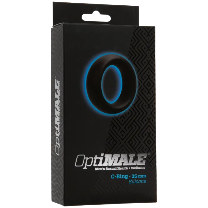 The Classics OptiMALE C-Ring 35mm siliconen cockring zwart