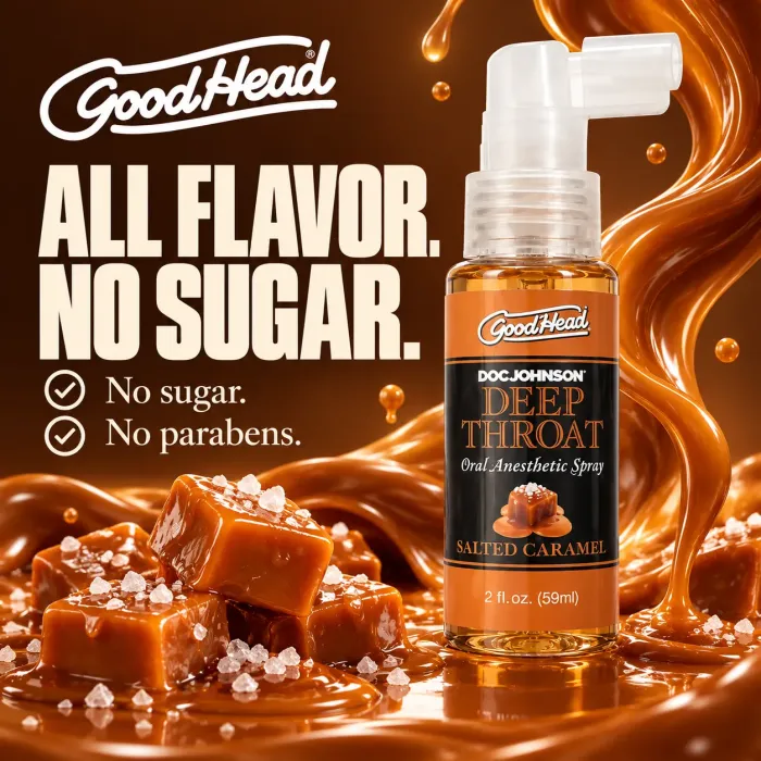 GoodHead Deep Throat spray salted caramel 59 ml