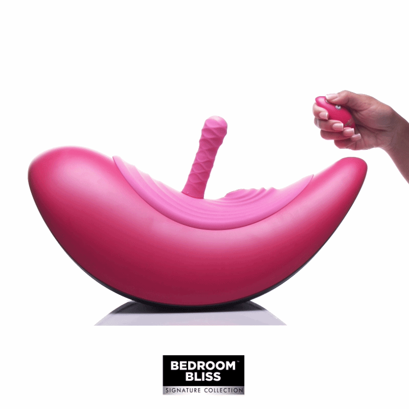 Bedroom Bliss Pleasure Ride Rocking Saddle Seksmeubel 3 Dildo's