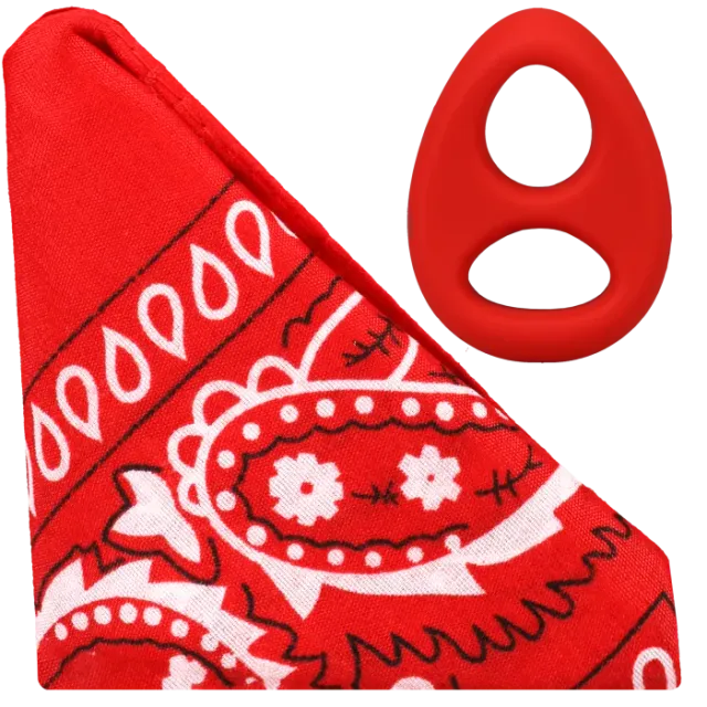 ROCK SOLID The Code cockring zwart met bandana