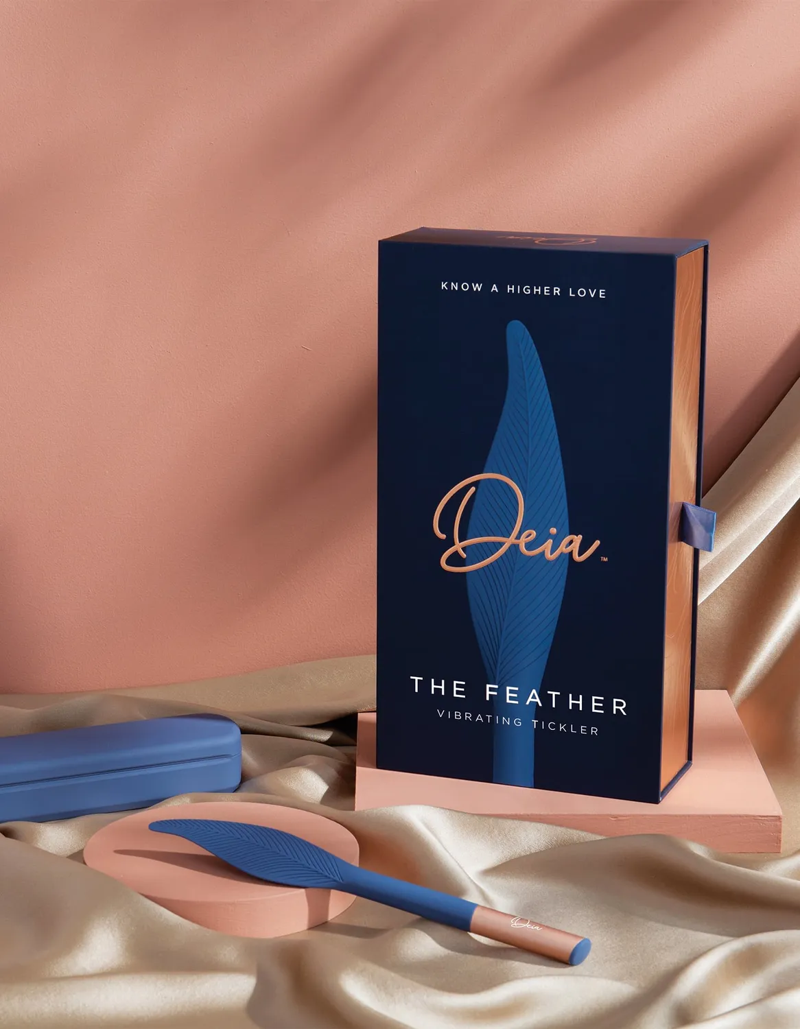 Deia The Feather clitorisvibrator siliconen slank