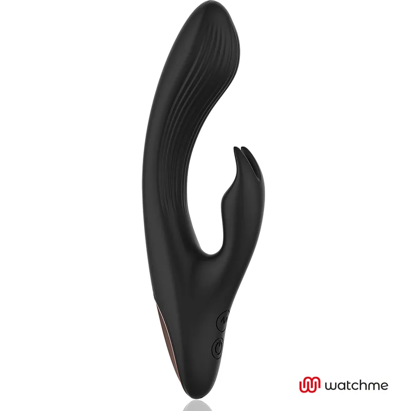 Anne's Desire WatchMe Rabbit vibrator zwart-goud op afstand