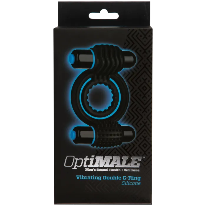 The Classics OptiMALE Double C-ring vibrerend zwart