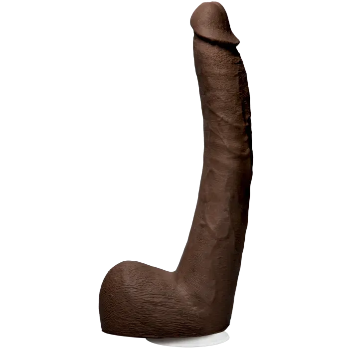 Signature Cocks Isiah Maxwell dildo 10 inch ULTRASKYN bruin