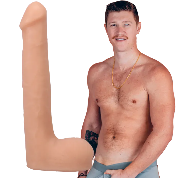 The Classics Signature Cocks Oliver Flynn dildo 10 inch vanilla met zuignap