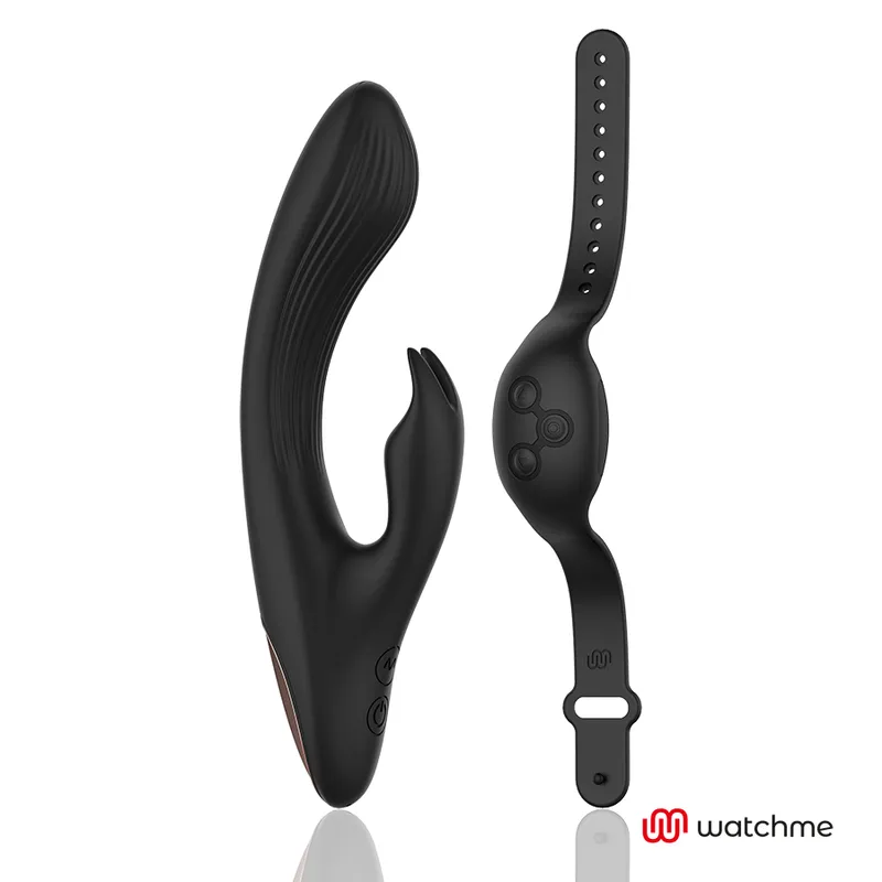 Anne's Desire WatchMe Rabbit vibrator zwart afstandsbediening