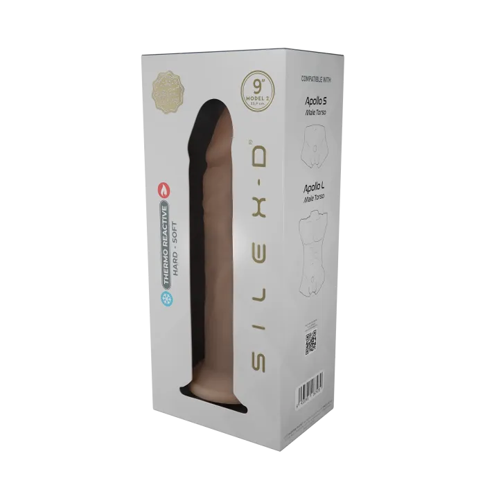 SILEX-D Model 2 dildo 23 cm vloeibare siliconen soepel