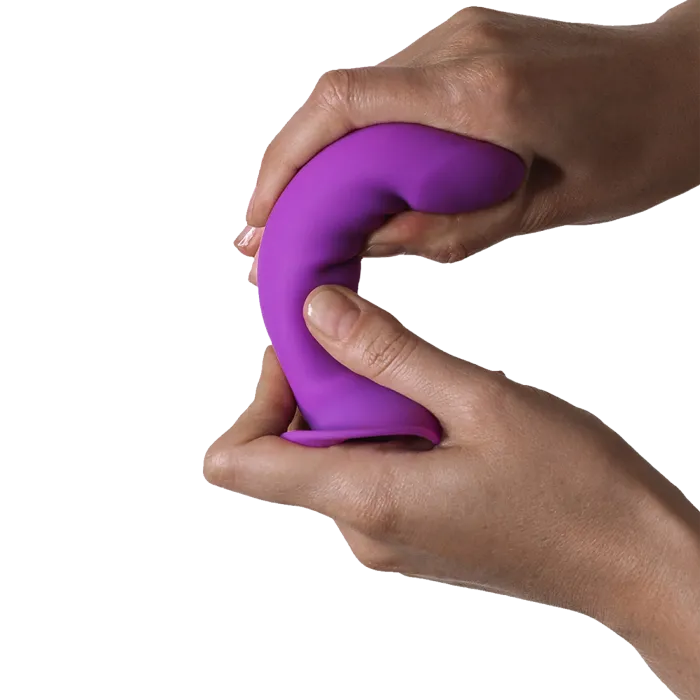 Adrien Lastic Hitsens 6 siliconen dildo paars thermoreactief