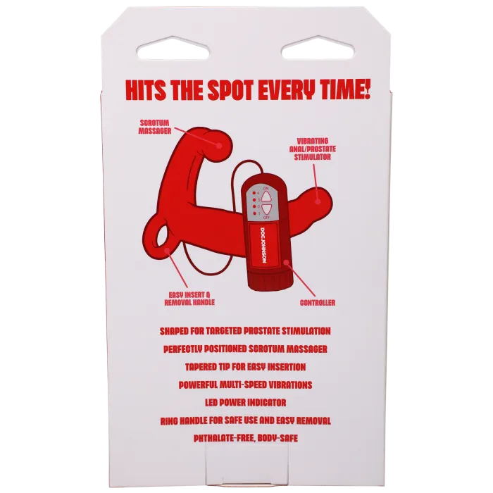 The Classics Prostate Pleasure Wand prostaat vibrator rood