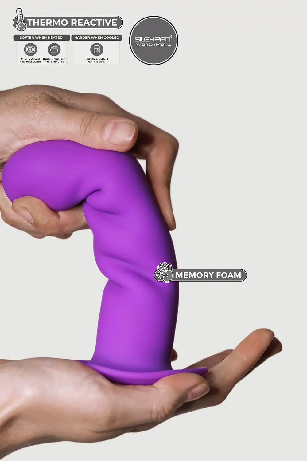 Adrien Lastic Hitsens 3 dildo Silexpan 18,2 cm geribbeld