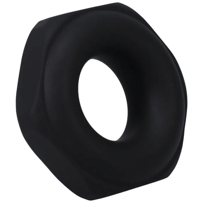 The Classics Rock Solid The Nutt cockring zwart siliconen
