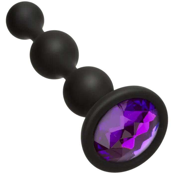 Booty Bling Jeweled Beads anale kralen siliconen roze