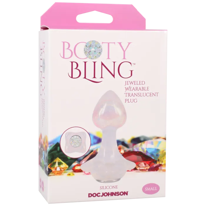 The Classics Booty Bling buttplug Small translucent