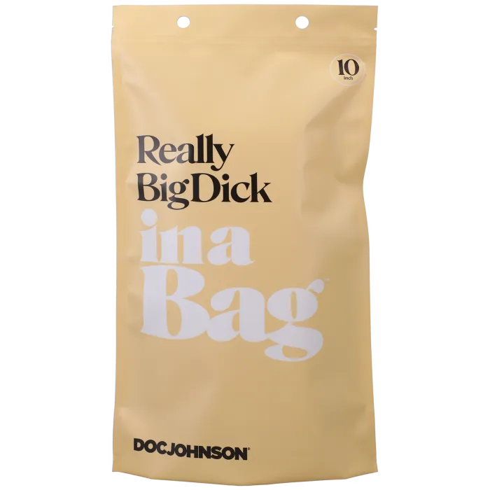 The Classics Really Big Dick In A Bag dildo 10 inch transparant