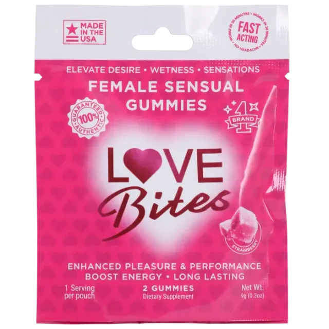 The Classics Love Bites gummy aardbei 1 stuk voor haar