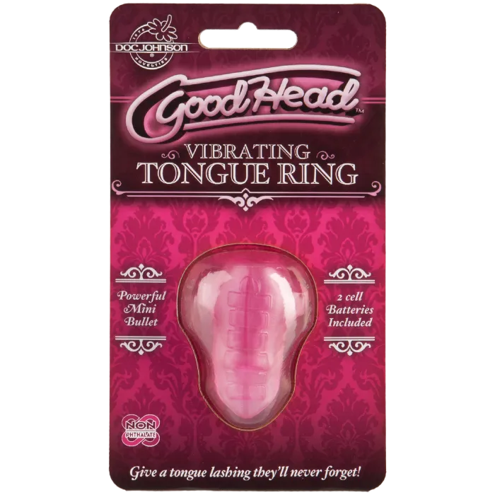 The Classics GoodHead vibrerende tongring roze TPE