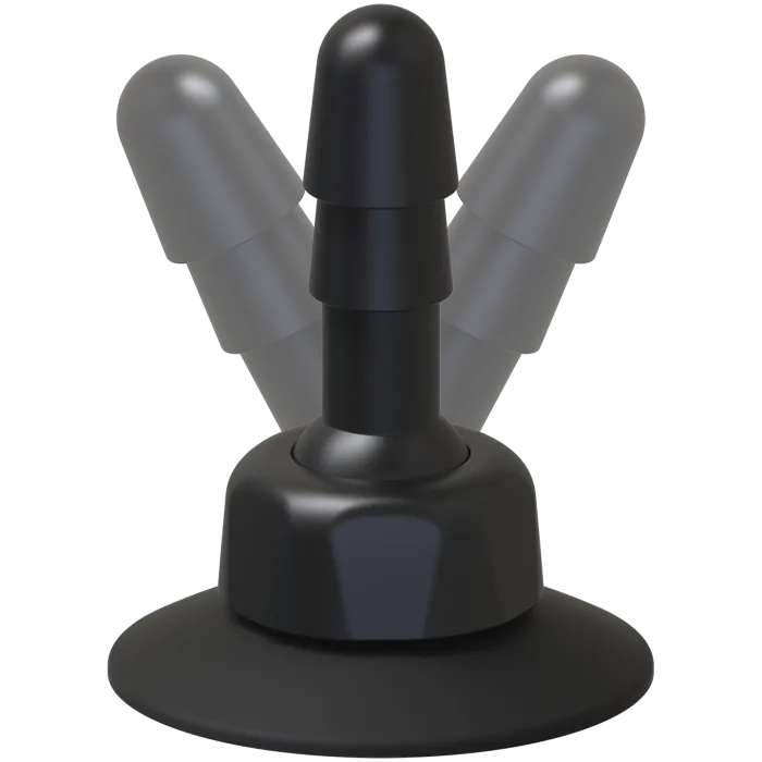 The Classics Vac-U-Lock 360 zuignap zwart swivel plug