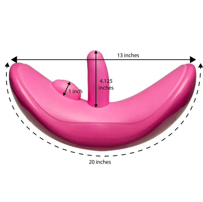 The Classics iRide opzit vibrator roze handsfree