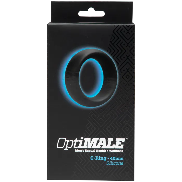 The Classics OptiMale C-Ring cockring 40mm zwart siliconen