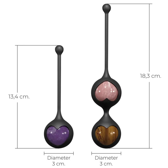 The Classics Adrien Lastic Harmony Stones yoni eieren set 6 stenen