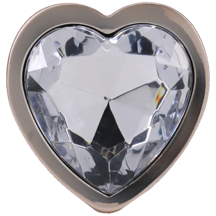 The Classics Booty Bling buttplug metaal small roze hart