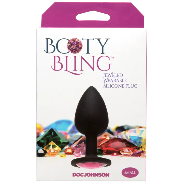 The Classics Booty Bling buttplug Small Pink silicone