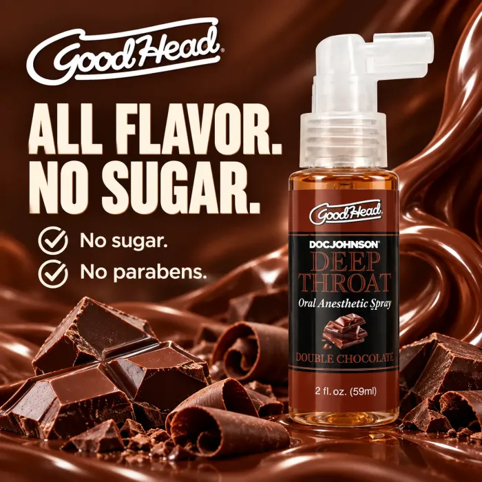 The Classics GoodHead Deep Throat Spray chocola 59 ml