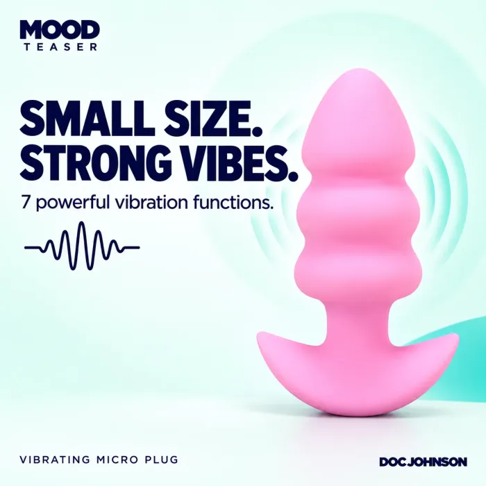 The Classics Mood Teaser vibrerende buttplug roze mini