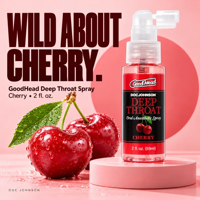 GoodHead Deep Throat Spray Cherry keelspray 59ml