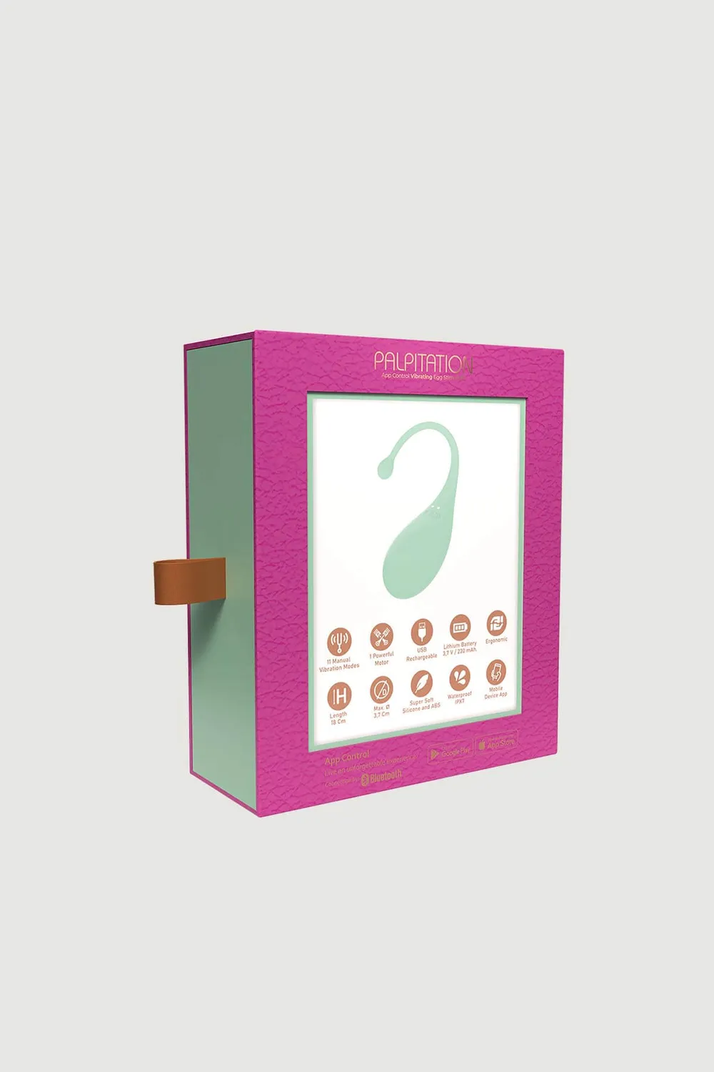 Adrien Lastic Palpitation vibratie-ei met app