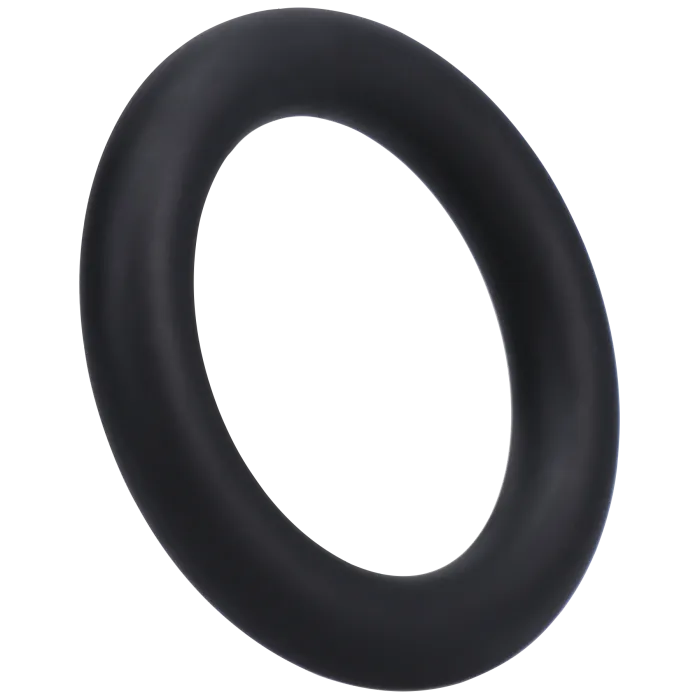 The Classics Rock Solid Silicone Gasket Large cockring siliconen zwart