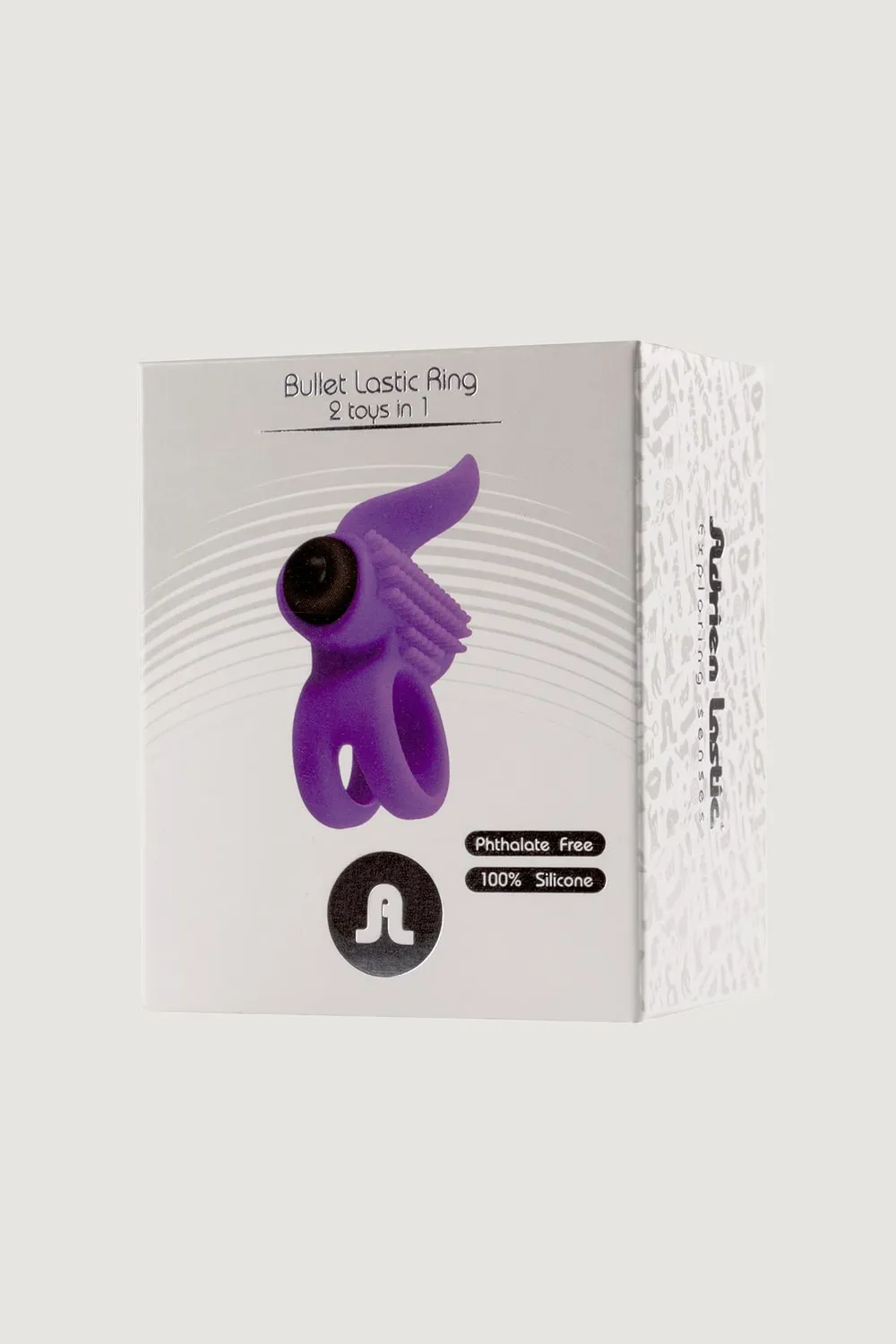 Adrien Lastic Bullet Lastic Ring vibrerende cockring met tong