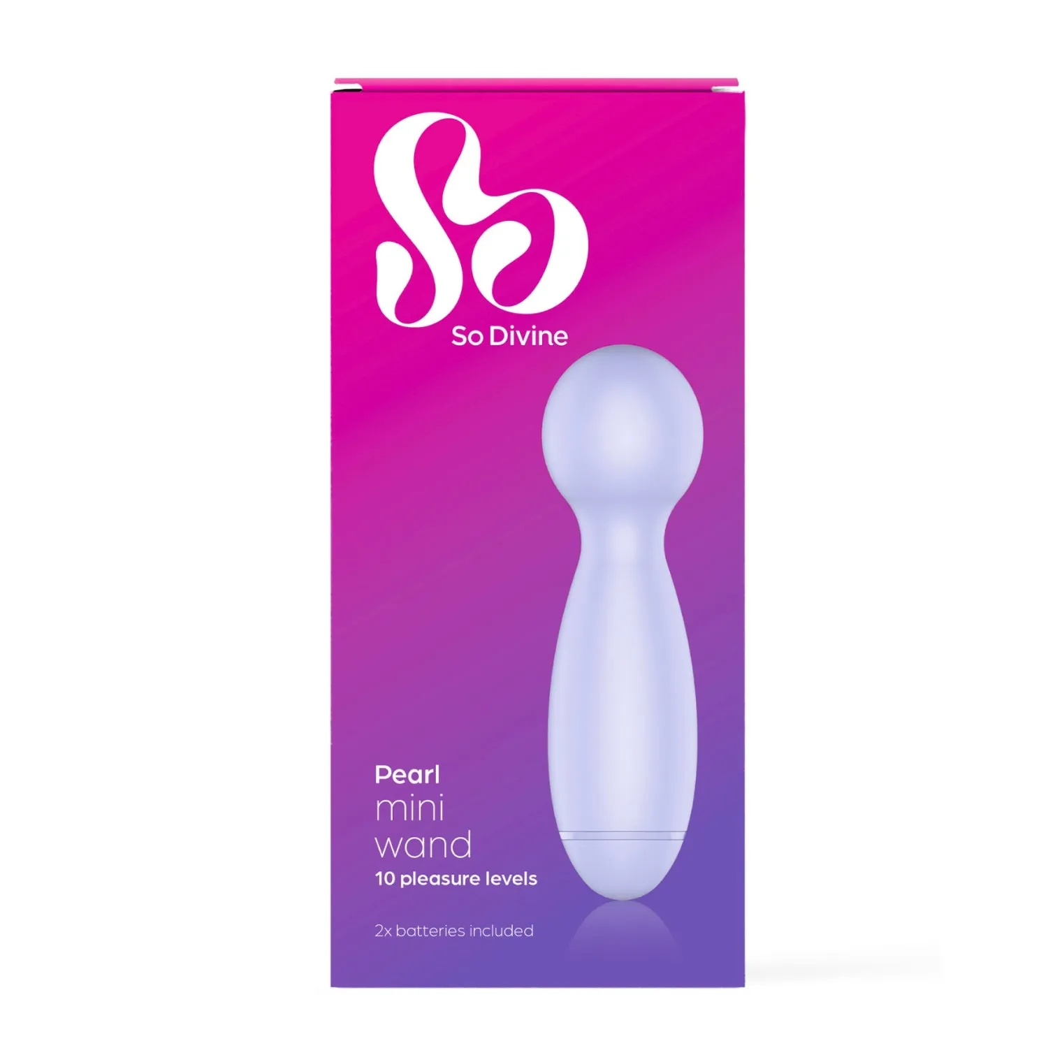 So Divine Pearl mini wand vibrator 10 standen