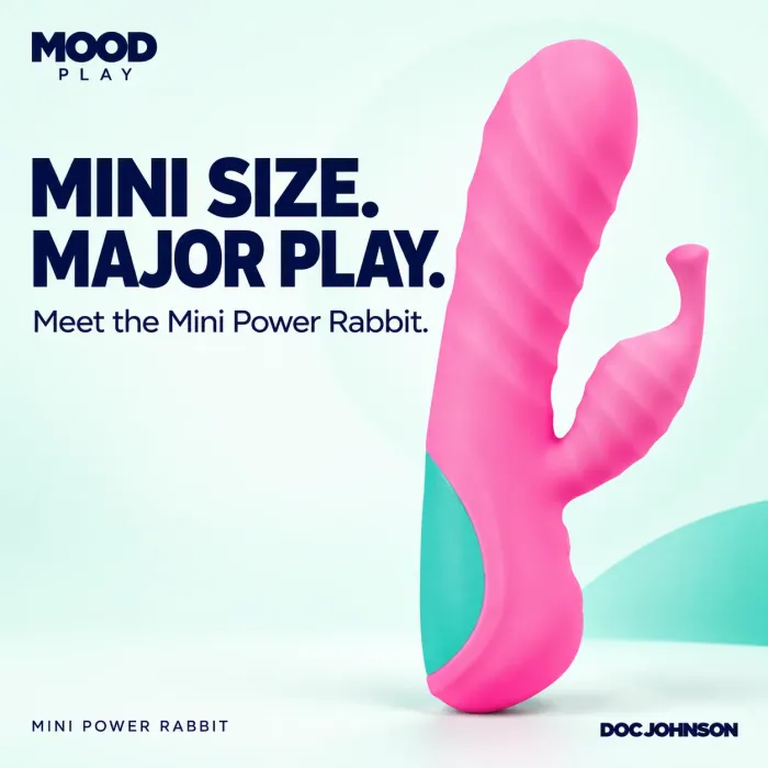 The Classics Mood Play Mini Power Rabbit vibrator roze