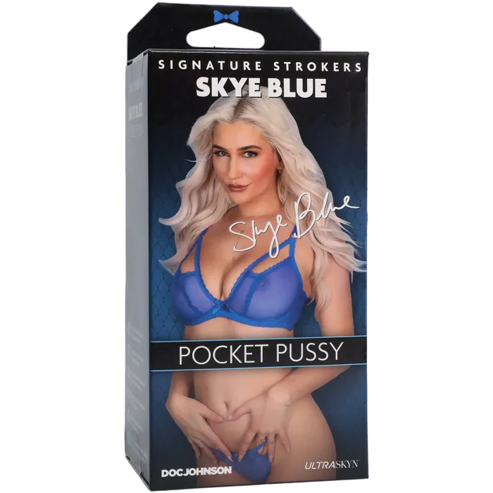 The Classics Signature Strokers Skye Blue pocket pussy vanilla