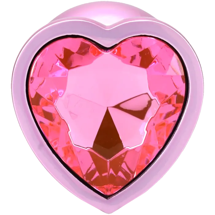 The Classics Booty Bling Large buttplug metaal roze