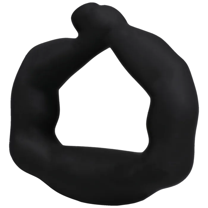 TitanMen Muscle Bound cockring 32mm zwart silicone