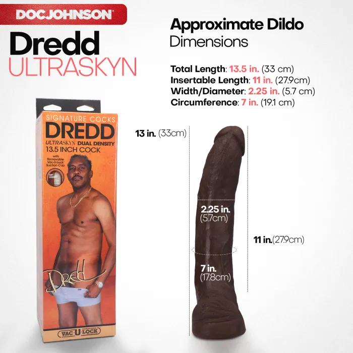 The Classics Signature Cocks Dredd dildo 13,5 inch ULTRASKYN