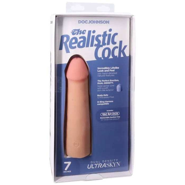 The Realistic Cock dildo 18cm zuignap vanille ULTRASKYN